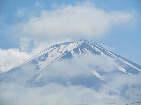 畑からの富士山