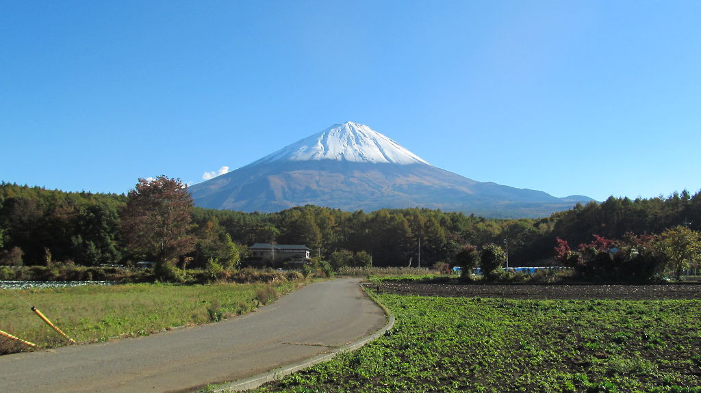 雨上がりの富士山