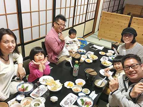 二家族様のご旅行